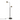Contemporary Black 2-Light Floor Lamp