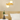 Glass Wood Flush Mount Wall Light 