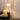 Beige Dome Bamboo Wood Floor Lamp