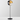 Contemporary Black Glass Shaded Floor Lamp