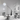 White Glass Ball Shade Floor Lamp