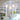 Elongated Arm Romantic Pastoral Chandelier Light 
