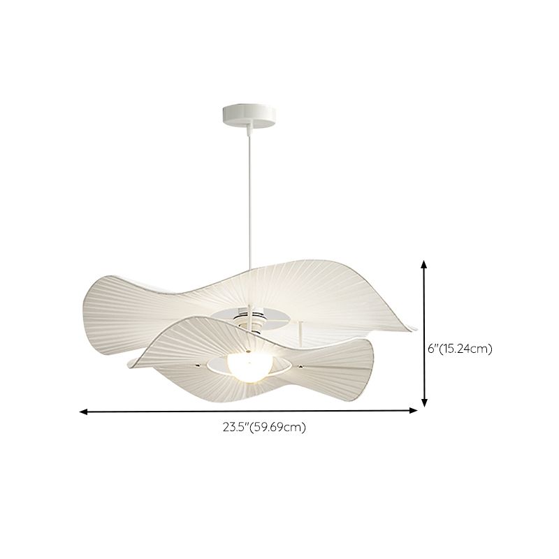 Wavy Fabric Pendant Light - Scandinavian Design – CharmyDecor