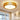 Modern Wooden Round Shape Flush Light