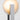 Modern Blue Cone Shape Table Lamp