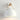White Dome Shape Wooden Wall Light