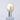 Modern Blue Cone Shape Table Lamp