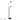 Contemporary Black 2-Light Floor Lamp