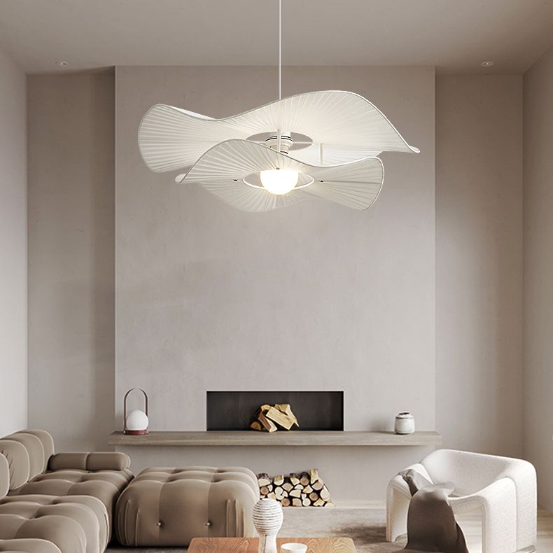 Wavy Fabric Pendant Light - Scandinavian Design – CharmyDecor