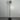 Contemporary Black Glass Shaded Floor Lamp