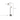 Contemporary Black 2-Light Floor Lamp
