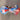 Decorative Red Blue Flag String Light