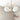 White Glass Ball Shade 4 - Light Chandelier