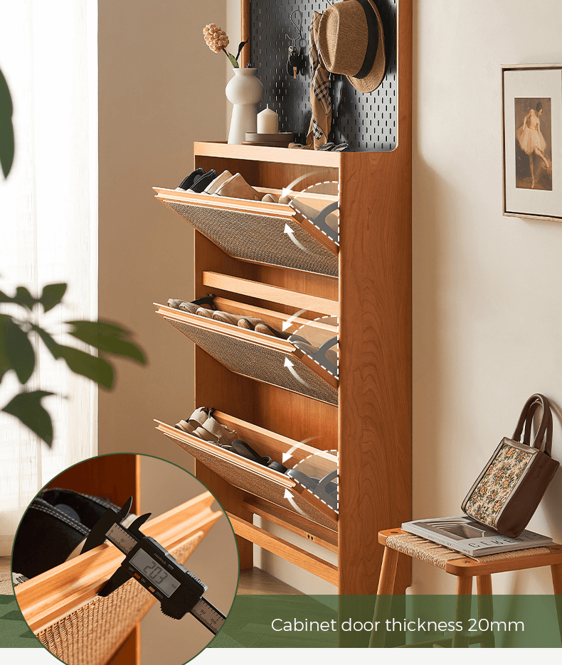 4-layer Creative Shoe Rack, Small Shoe Cabinet For Home Door