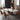 63" Modern Black Rectangular Dining Table 