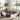 63" Modern Black Rectangular Dining Table 
