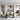 Natural White & Black Marble Dining Table