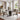 Modern Glass Round Pedestal Dining Table 