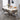White Rectangular Marble Dining Table