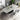 Modern Gray Sintered Stone Dining Table