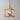 Vintage Loft Wooden Chandelier - Gold Suspension