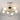 White Glass Semi-Flush Light - 6-light