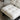 White & Black Boucle Lounge Chair 