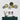  Flowers Mute Metal Wall Clock