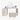 Beige Wooden Makeup Vanity Set 