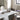 Natural White & Black Marble Dining Table