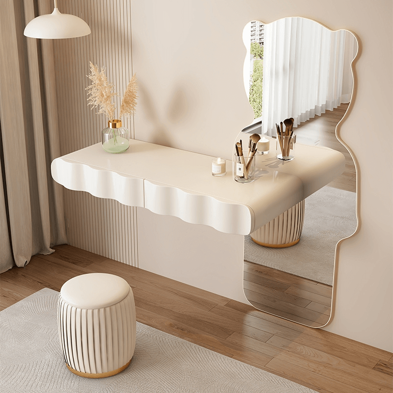 Wall mounted Dressing table with mirror
