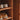  Walnut Rattan Shoe Cabinet