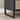 Black Rattan Woven Nightstand