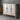 Farmhouse Distressed White Cabinet