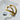 gold curved bathroom faucet