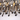 Smokey Gray 8-Light Oval Pendant Light