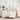 Beige Wooden Makeup Vanity Set 
