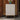 White & Gold 4-Drawer Chest 