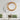 Modern 3D Geometric MDF Round Wall Decor