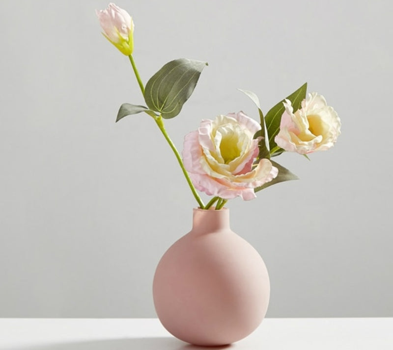 Sleek Ceramic Vase for Modern Minimalist Decor – CharmyDecor