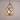 Vintage Distressed Carved Wood 4-Light Chandelier