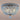 Retro White & Blue Beaded Ceiling Light