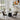 Round White Sintered Stone Dining Table