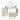 Beige Wooden Makeup Vanity Set 