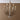 White Scrollwork Distressed Chandelier