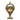 Gold globe lantern light