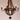 Rustic Stave Candle Light Chandelier