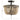 dimensions of Beaded Semi Flush Light 