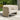 Khaki & Cream Rattan Outdoor Armchair  - with Cushion Pillow