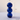 Blue flower vase